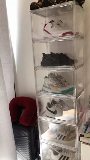 Sneaker Box Caixa Organizadora Tênis Acrílico Transparent (3 UNIDADES)