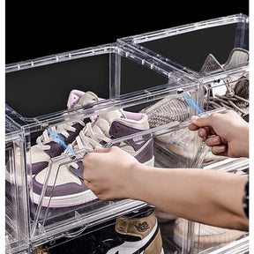 Sneaker Box Caixa Organizadora Tênis Acrílico Transparent (3 UNIDADES)
