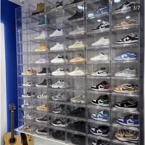 Sneaker Box Caixa Organizadora Tênis Acrílico Transparent (3 UNIDADES)