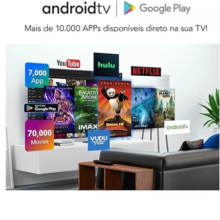 Smart TV 32 polegadas LED HD Wi-Fi TV 60Hz 32wdsnbx 100/240v Android 14